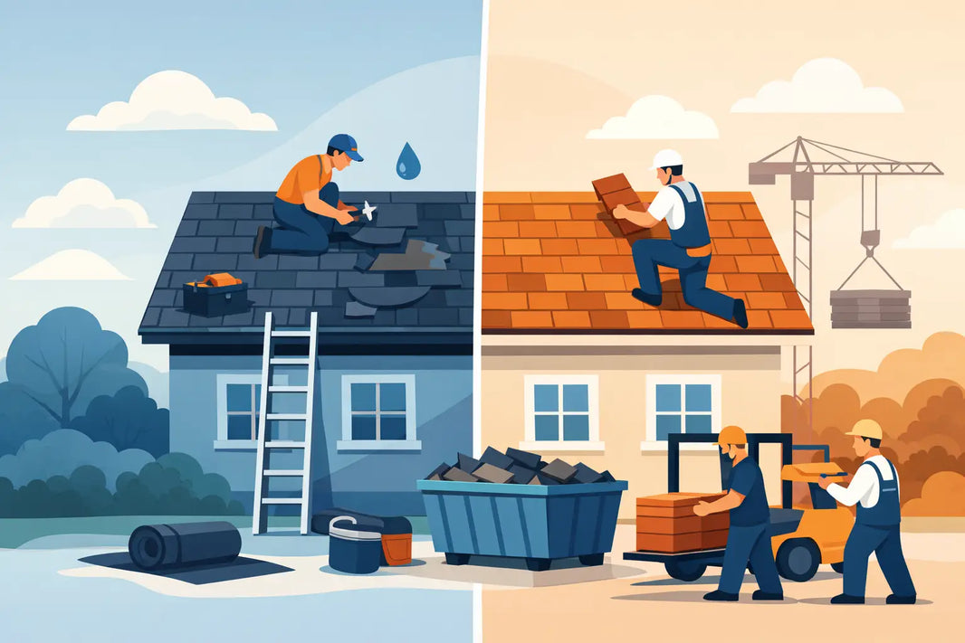 Roof Repair Versus Replacement: Which Fits?