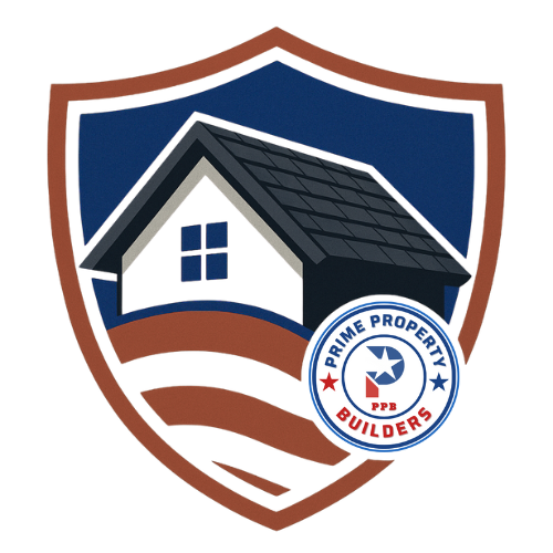 Prime Property Builders Prime Protection Plan annual roof maintenance membership badge